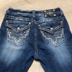 Miss Me Mid Rise Boot Cut Jeans Size 32